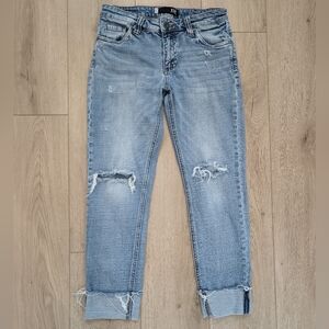 KUT From The Cloth Catherine Boyfriend Cropped Jeans | Mid Rise Size 2